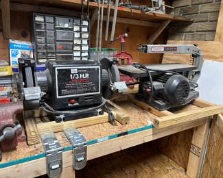Grinder   Bench scroll saw