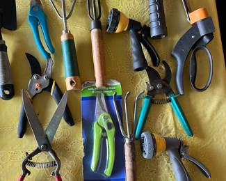 This is just some of the gardening supplies