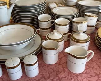 This China will serve 16 people. Along with extra serving pieces
