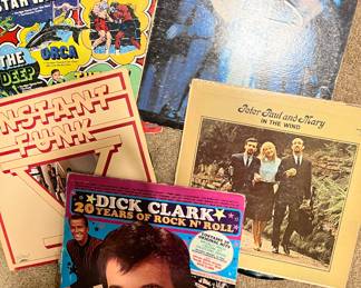 This is an example of some of the albums from the 50s and also movies and Broadway albums