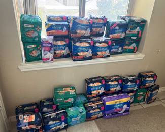 Feminine products brand new