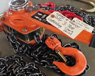 COME ALONG CHAIN HOIST