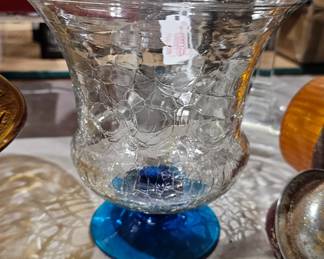 1940'S BLENKO CRACKLE VASE