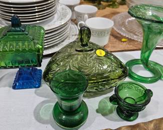 GREEN GLASS LOT