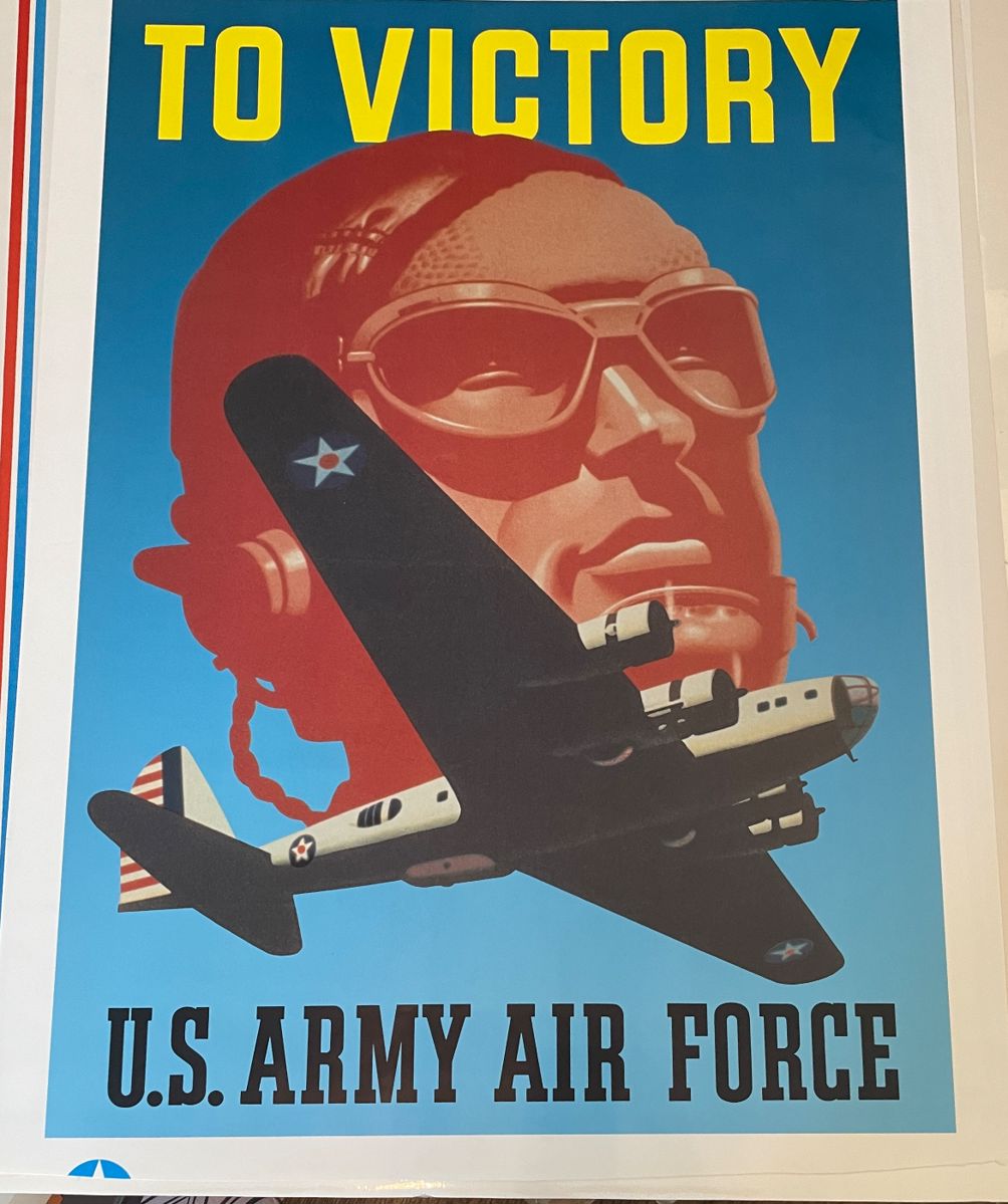 Vtg. WWII "To Victory" U.S. Army Air Force