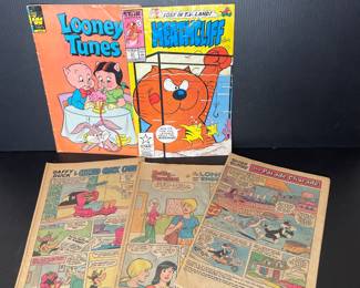 Vintage comic books: Heathcliff, Betty & Veronica, & Looney Tunes
