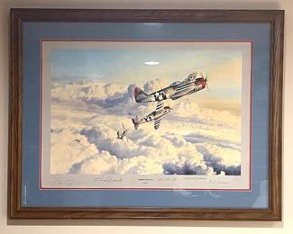 "Zemke's WolfpacK" by Robert Taylor  with 5 signatures