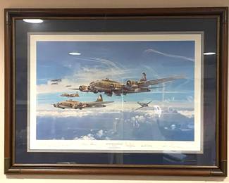 "Return from Schweinfurt" By Robert Taylor with 5 signatures