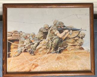 "Marines Take Cover"