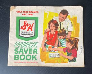 S&H Quick Saver book with stamps 