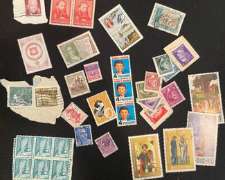 Vintage stamps: Alfred E Neuman, Switzerland, Chile, Italy and more