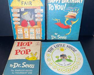 Vintage Dr Seuss, the Little House & Babar