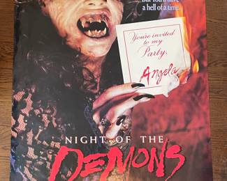 Vintage Night of the Demons movie poster 