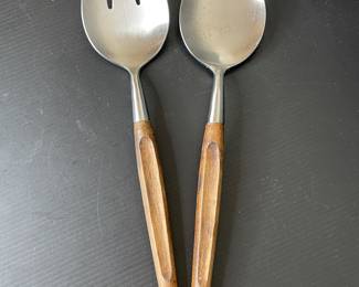 Dansk Fjord salad servers Vtg