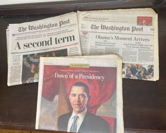 President Barack Obama newspapers 
