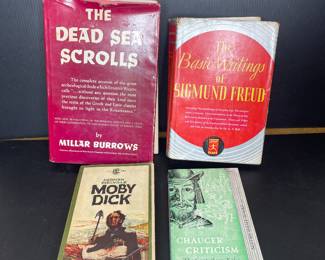 Herman Melville, Chaucer, Sigmund Freud, Millar Burrows