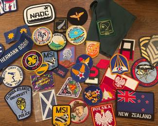 Variety of vintage patches 