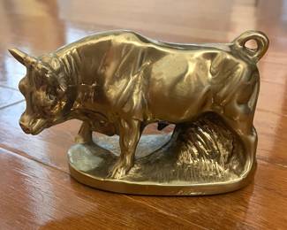 Brass bull