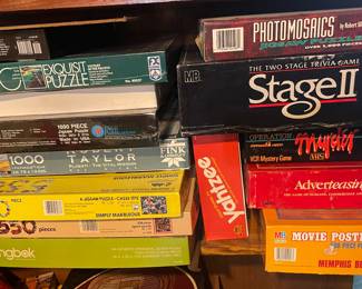 Vintage to modern puzzles & board games 