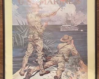1942 U.S. Marines Poster