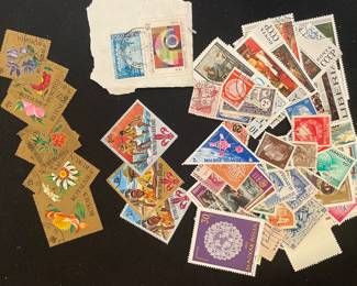Vintage stamps: Burundi, Maldive Islands, JFK, Argentina 