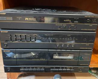 Sharp stereo music system vtg 
