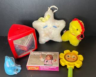 Vintage baby toys 