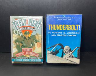 Signed copies To Fly & Fight and Thunderbolt 
