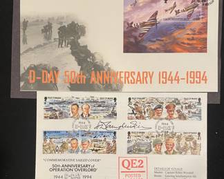 D-Day 50th Anniversary covers vtg 