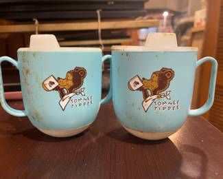 Vtg. Tommee Tippee Weighted Sippy Cup