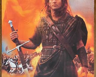 Vintage Braveheart movie poster 