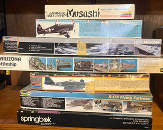 Vintage model kits 