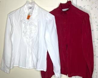 Bethany D & Lisa Steven’s vintage blouses 
