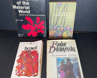 Burton Raffel, Chaucer, John U Net, Fyodor Dostoevsky