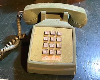 Vintage push button phone 