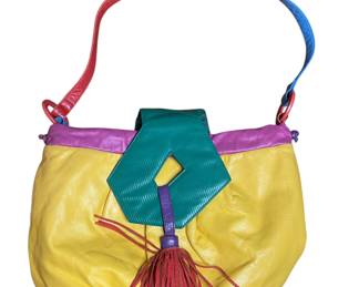 Sharif vintage colorblock purse 