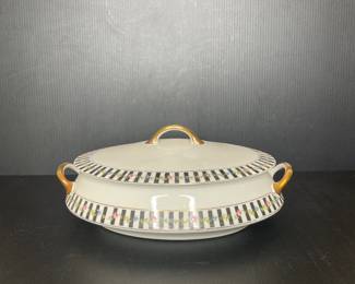 Steubenville China covered dish vtg 