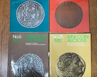 Vintage Spink Coin Auction books 