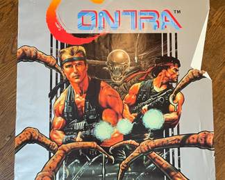 Vintage Contra Konami poster 