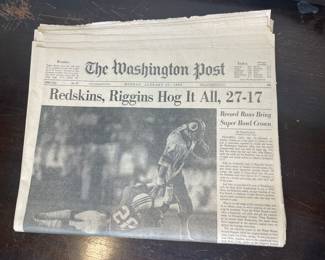 Vtg The Washington Post Redskins Super Bowl 1983