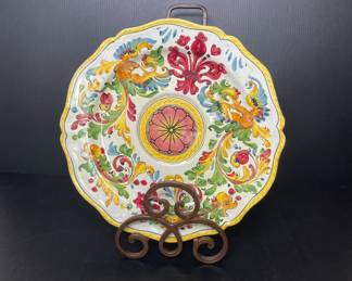 Italian Raffaellesco Pattern plate vtg