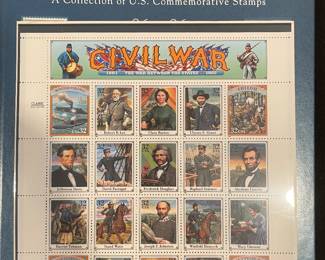 The Civil War commemorative stamps 