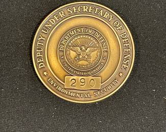 Deputy Under Secretary of Defense Environmental Security Challenge Coin