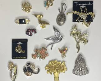 Vintage & modern Brooches: Sarah Cov, Marbella, Avon, 