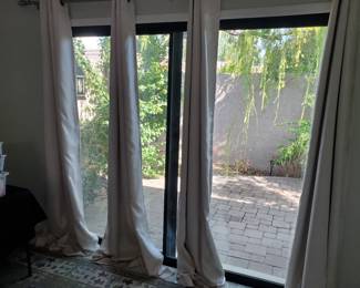 4 lined blackout gromet panels. 40x96