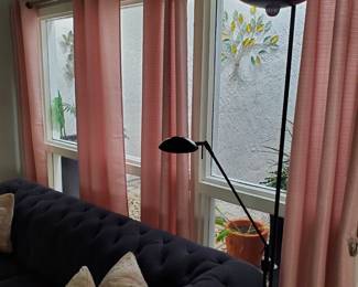 Pretty dusty pink gromet panels. 36 x 84.