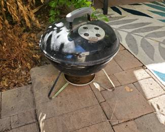 Small Weber charcoal grill