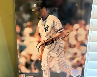Signed and authenticated Joe Torre picture