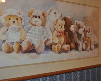 Teddy Bear Framed Picture