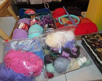 Yarn and fabrics.